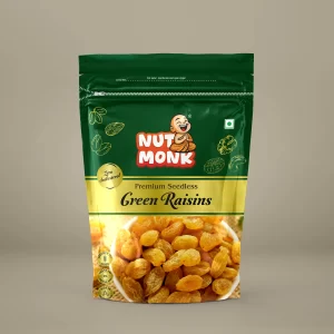 Nutmonk Premium Seedless Green Raisins