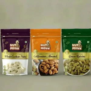 Premium Nuts & Dry Fruits Combo (Almonds, Cashews & Raisins) 650g